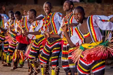 local ugandan community cooking or dance moment